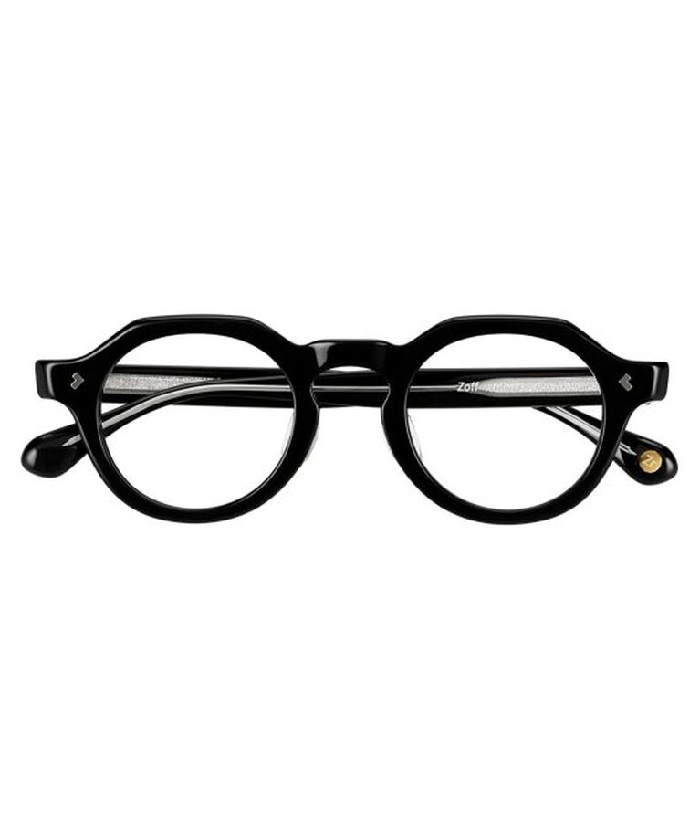  「Zoff｜JOURNAL STANDARD relume ボストン クラウンパント メガネ ジャーナルスタンダード レンズ交換券付」|メガネ|ブラック