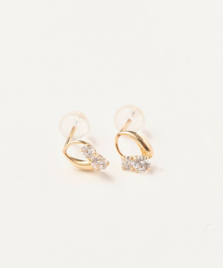 Phoebe「【K10】センシュアルリーフピアス／BOX＆ショッパーつき」|ピアス|