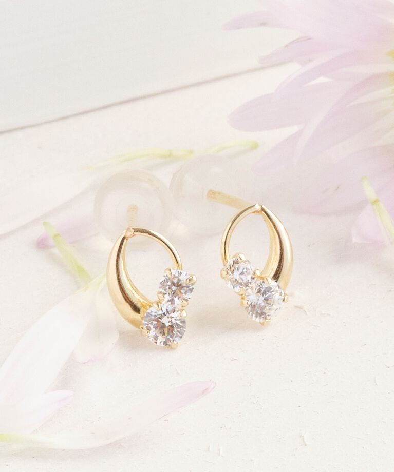 Phoebe「【K10】センシュアルリーフピアス／BOX＆ショッパーつき」|ピアス|