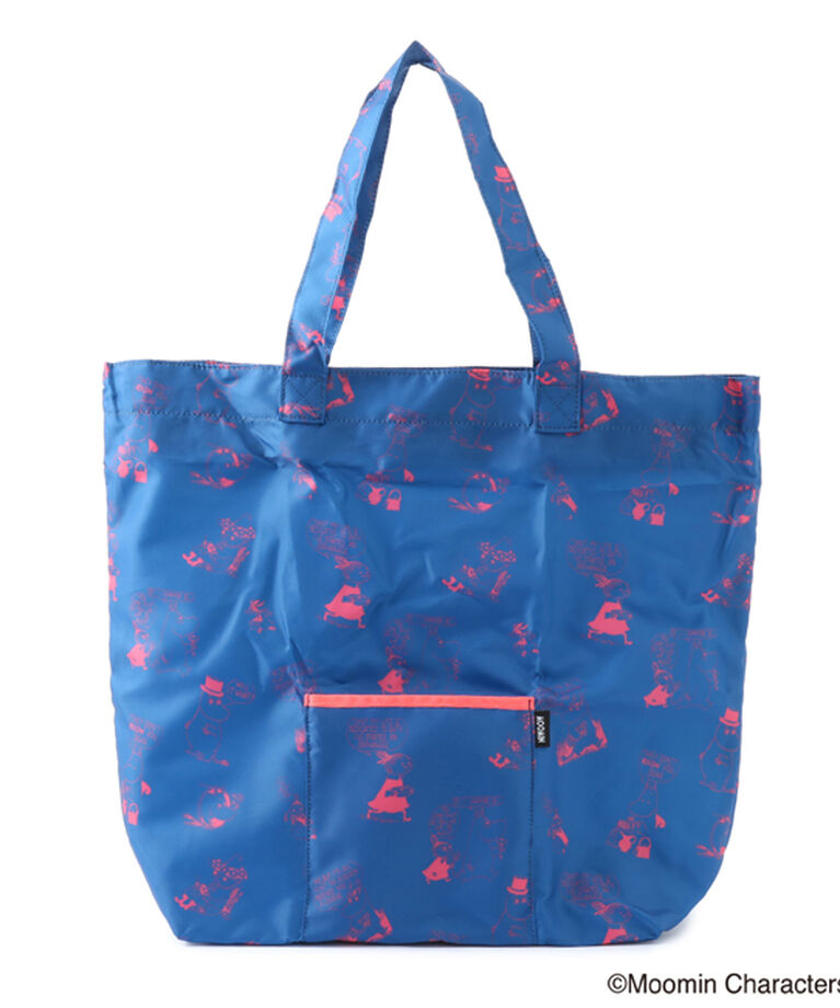  「COMIC ショッピングバッグL」|エコバッグ|ファミリー NAVY