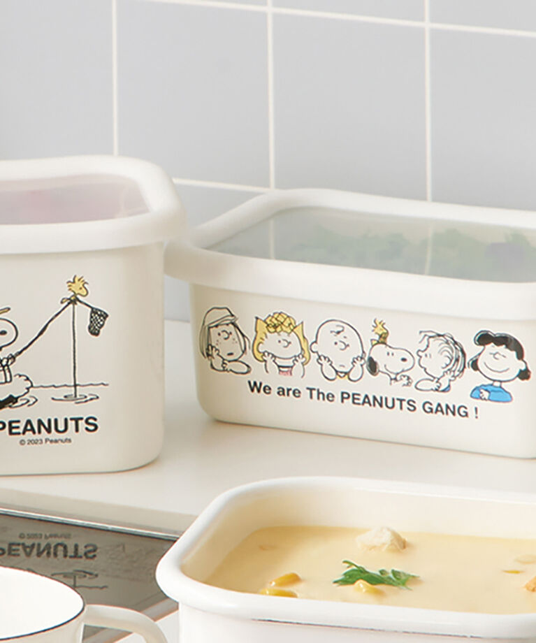 BACKYARD FAMILY「ホーロー 保存容器 通販 スヌーピー グッズ 大人 向け ストッカー キッチン」|食器・キッチングッズ|