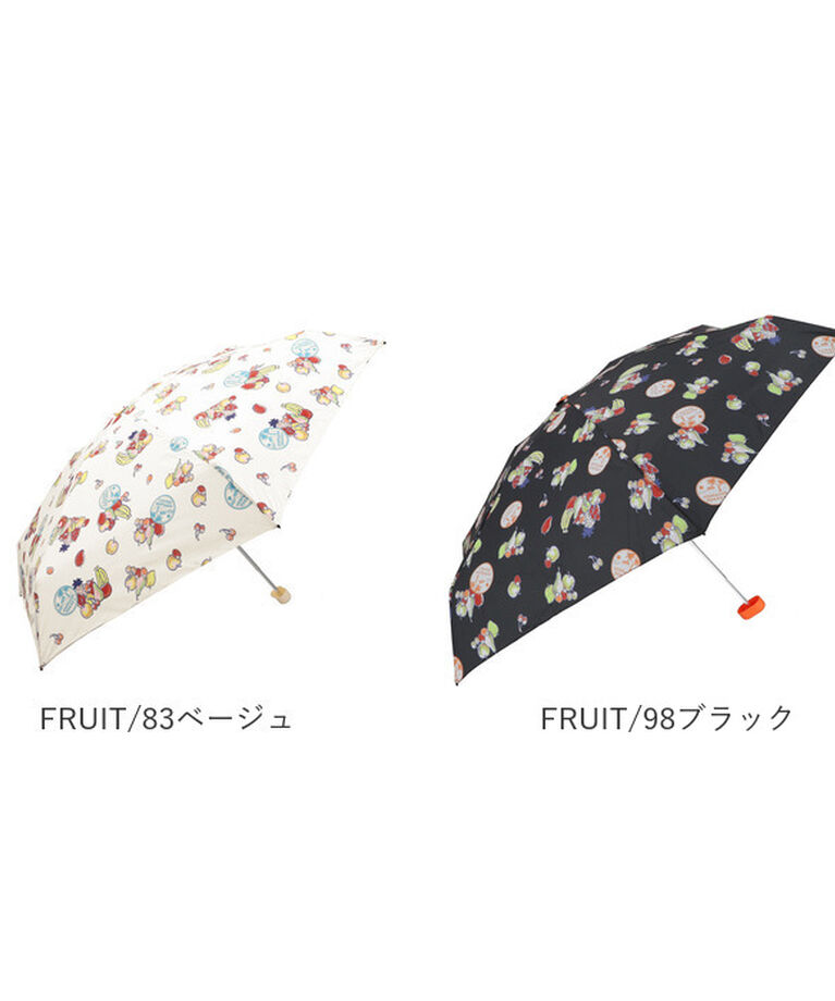 BACKYARD FAMILY「折りたたみ傘 レディース 通販 5段 折り畳み傘 ミニ 15cm コンパクト UV カラビナ付き」|傘|