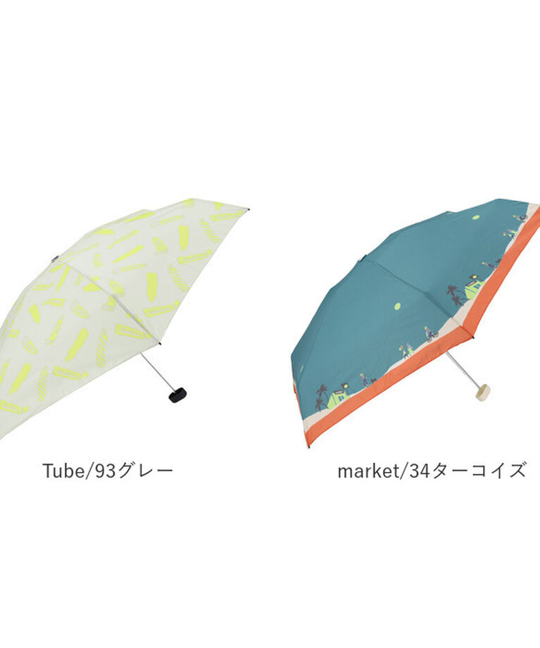BACKYARD FAMILY「折りたたみ傘 レディース 通販 5段 折り畳み傘 ミニ 15cm コンパクト UV カラビナ付き」|傘|