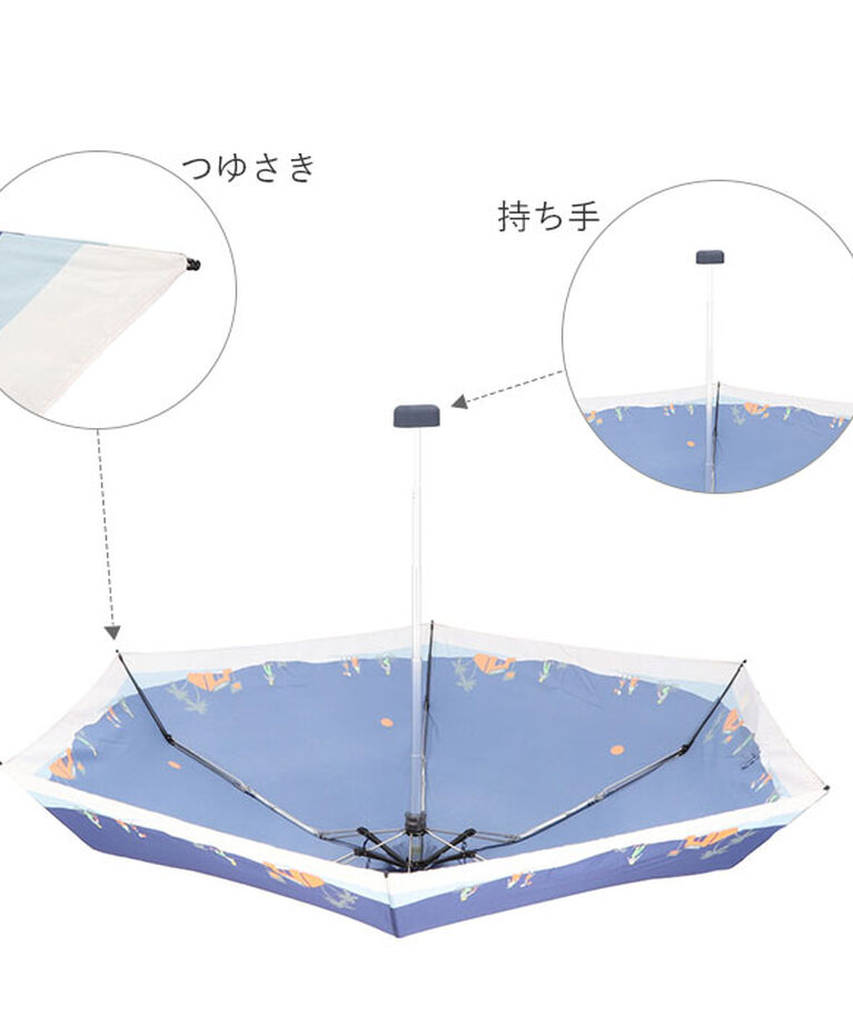 BACKYARD FAMILY「折りたたみ傘 レディース 通販 5段 折り畳み傘 ミニ 15cm コンパクト UV カラビナ付き」|傘|