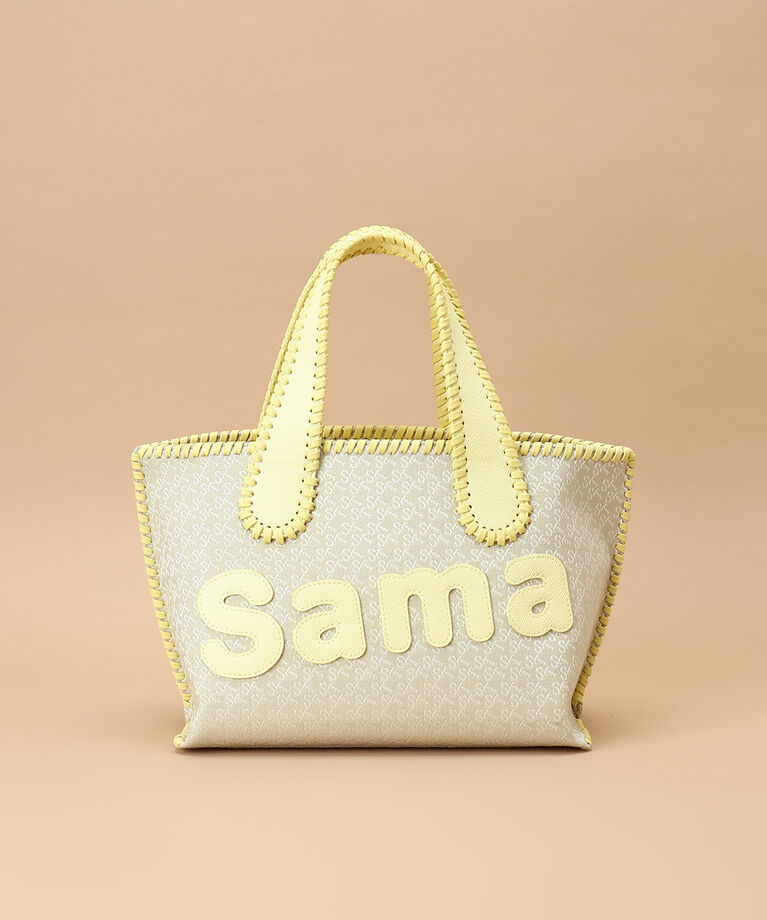 Samantha Thavasa「ST Jacquard サマタバトートバッグ」|トートバッグ|ベージュ