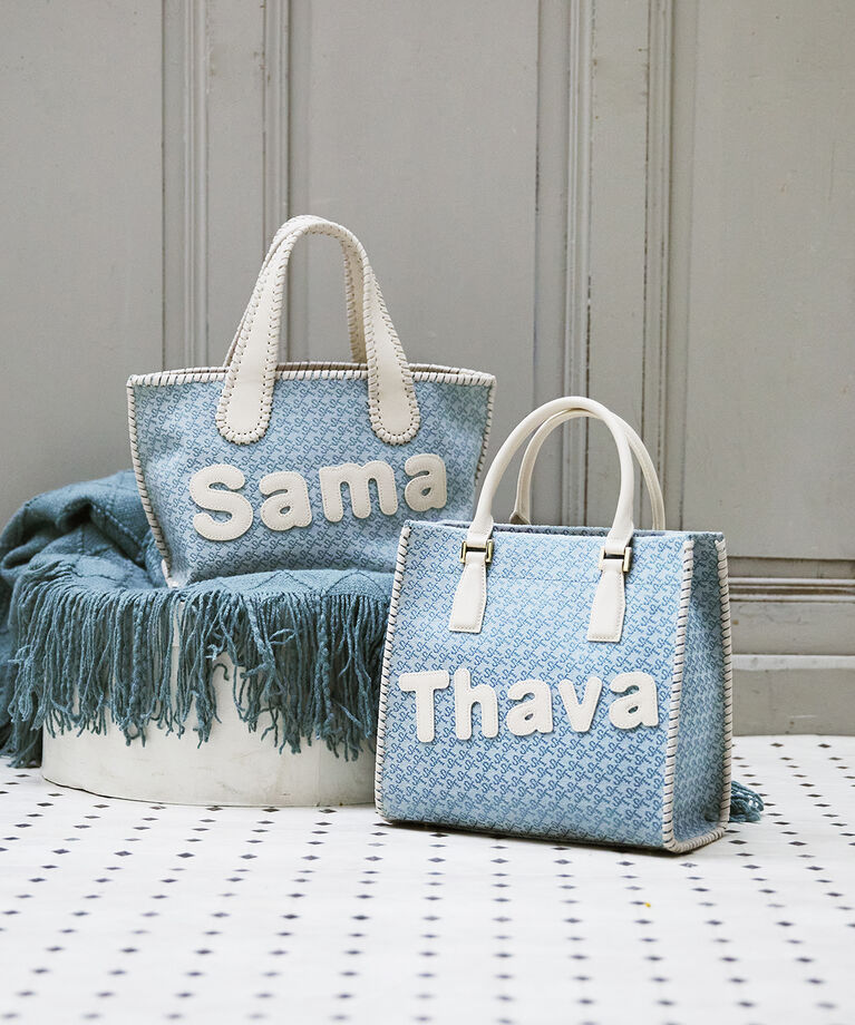 Samantha Thavasa「ST Jacquard サマタバトートバッグ」|トートバッグ|