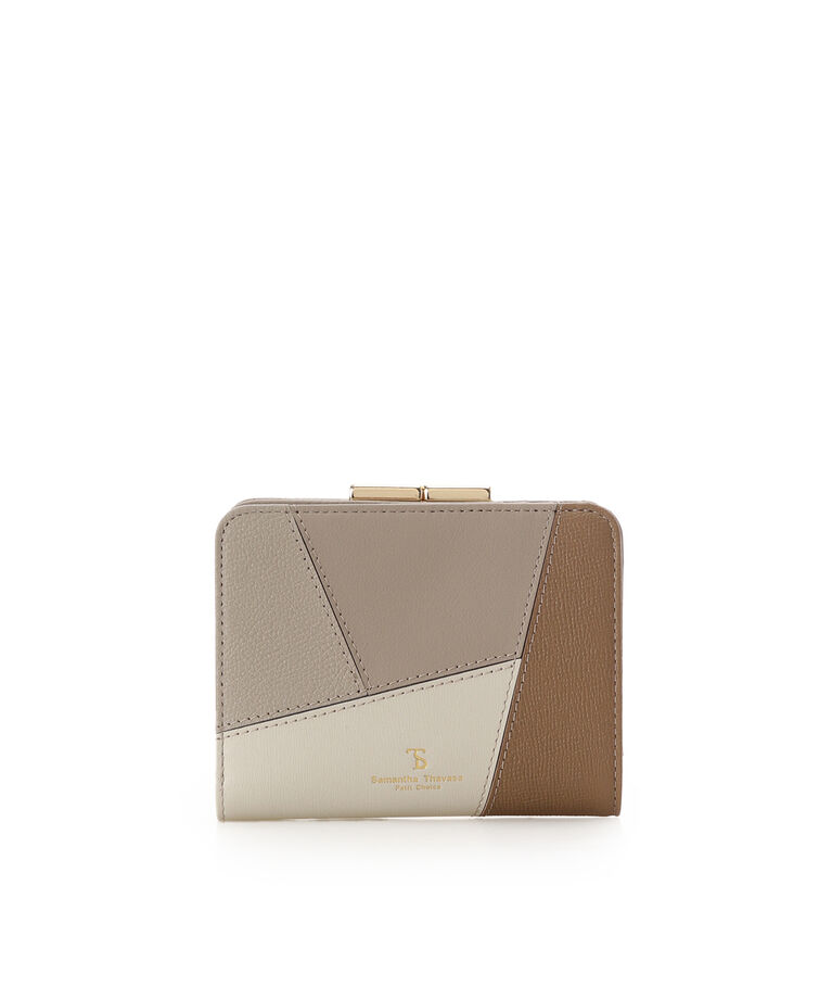 Samantha Thavasa Petit Choice「パッチワーク 折財布」|財布|ベージュ