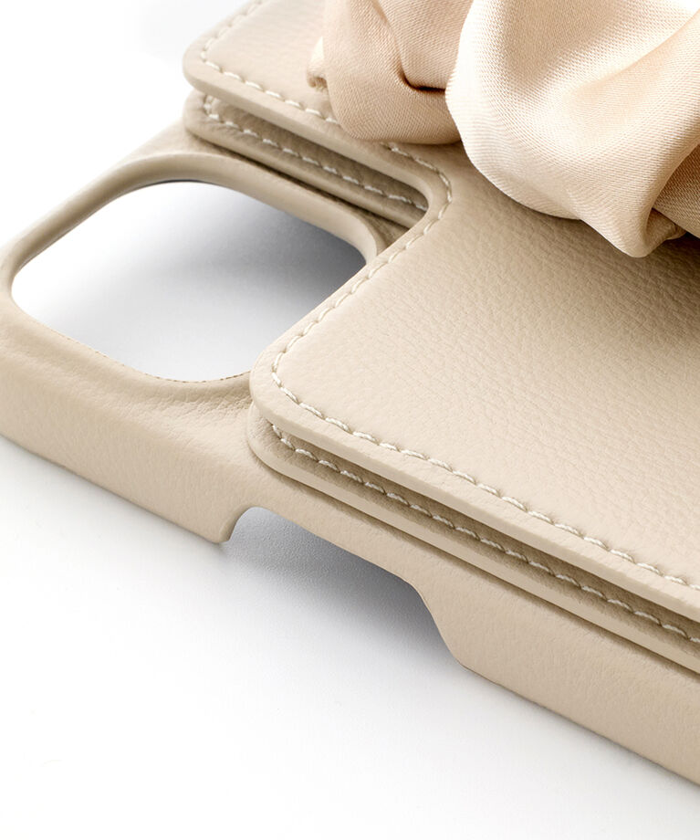 UNiCASE「Classy Scrunchie Case iPhoneケース スマホケース カード収納 ミラー iPhone16シリーズ/15Pro/15/14/13」|モバイルケース|