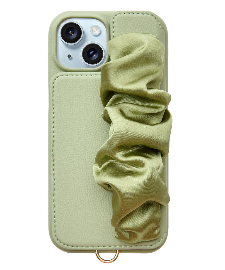 UNiCASE「Classy Scrunchie Case iPhoneケース スマホケース カード収納 ミラー iPhone16シリーズ/15Pro/15/14/13」|モバイルケース|