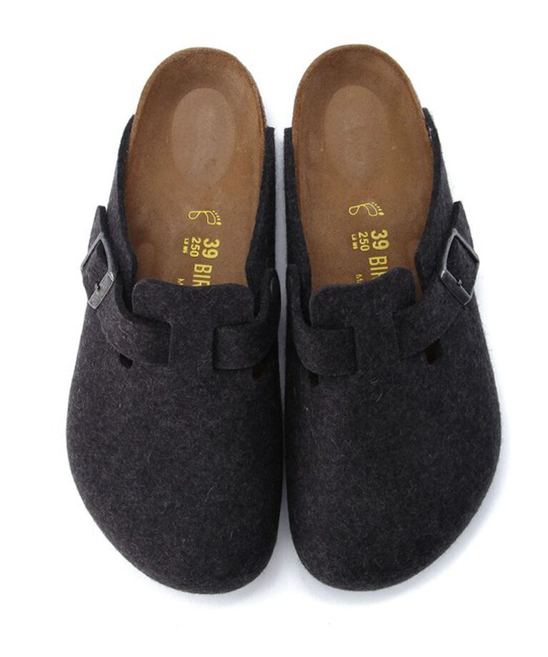 BIRKENSTOCK「【ビルケンシュトック】ボストン/アンスラジット ウール/クロッグ メンズ/BOSTON」|サンダル|