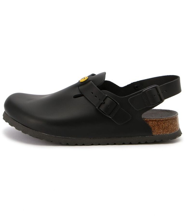 BIRKENSTOCK「【ビルケンシュトック】トキオ ESD/ブラック ナチュラルレザー/クロッグ メンズ」|サンダル|