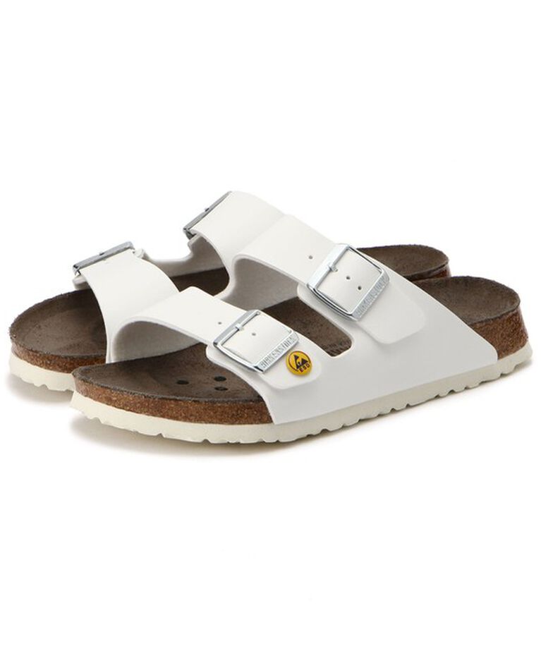 BIRKENSTOCK「【ビルケンシュトック】アリゾナ ESD/ホワイト ビルコフロー/サンダル メンズ」|サンダル|ホワイト