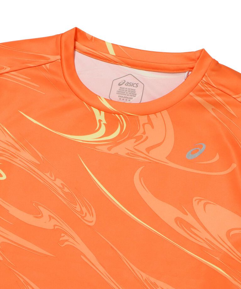asics「【asicsｳｪｱ】ｳｲﾒﾝｽﾞｸﾞﾗﾌｨｯｸUVｹｱﾛﾝｸﾞｽﾘｰﾌﾞｼｬﾂ」|Tシャツ・カットソー|