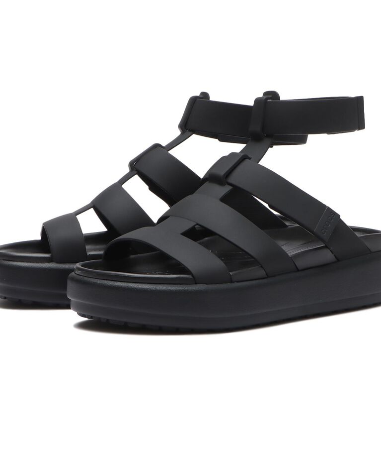 crocs「【crocs】BROOKLYN LUXE GLADIATOR」|サンダル|