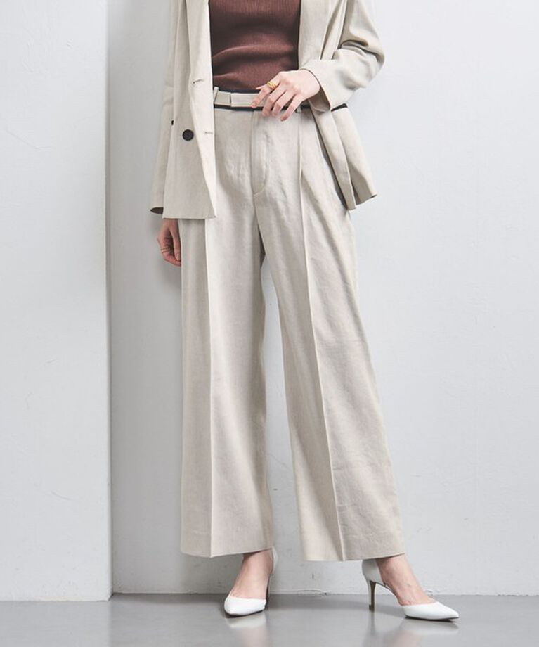 UNITED ARROWS「ECLISSE ワイドパンツ」|スラックス|