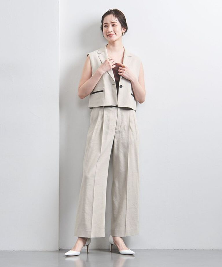 UNITED ARROWS「ECLISSE ワイドパンツ」|スラックス|