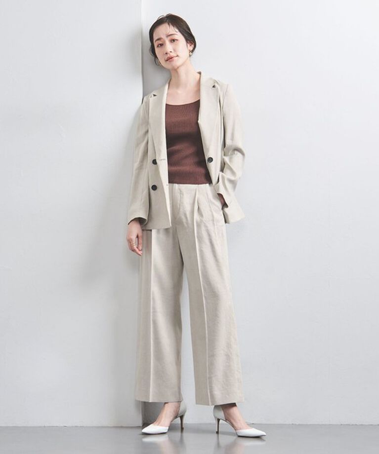 UNITED ARROWS「ECLISSE ワイドパンツ」|スラックス|