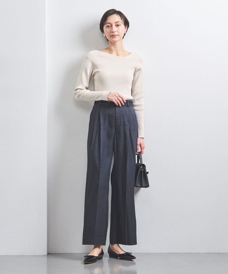 UNITED ARROWS「ECLISSE ワイドパンツ」|スラックス|