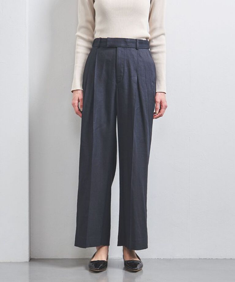 UNITED ARROWS「ECLISSE ワイドパンツ」|スラックス|