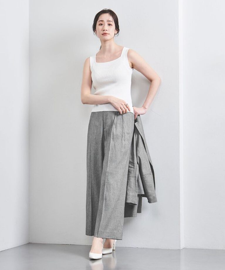 UNITED ARROWS「ECLISSE ワイドパンツ」|スラックス|