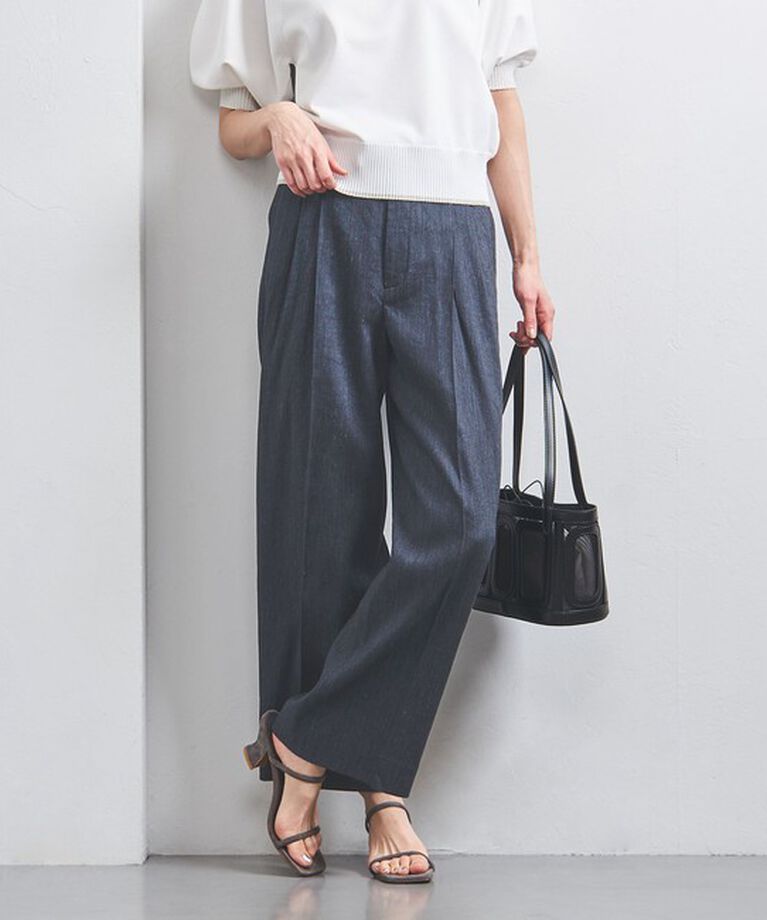 UNITED ARROWS「ECLISSE ワイドパンツ」|スラックス|