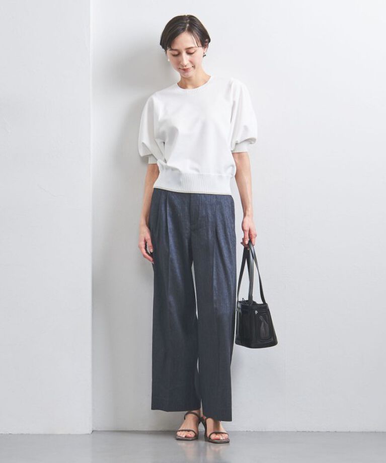 UNITED ARROWS「ECLISSE ワイドパンツ」|スラックス|