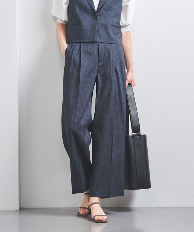 UNITED ARROWS「ECLISSE ワイドパンツ」|スラックス|