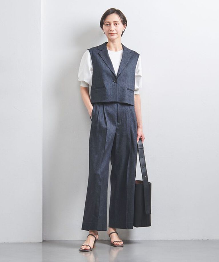 UNITED ARROWS「ECLISSE ワイドパンツ」|スラックス|
