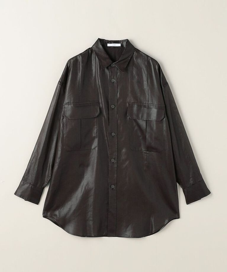 ASTRAET「＜ASTRAET＞フラップポケット シアー レギュラーカラーシャツ」|シャツ・ブラウス|