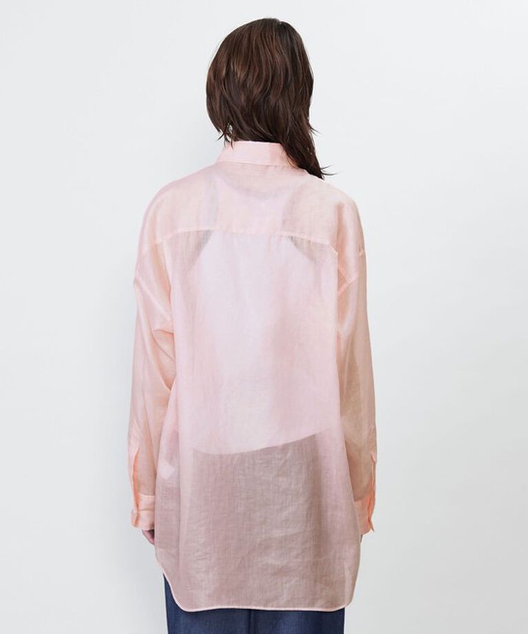 ASTRAET「＜ASTRAET＞フラップポケット シアー レギュラーカラーシャツ」|シャツ・ブラウス|