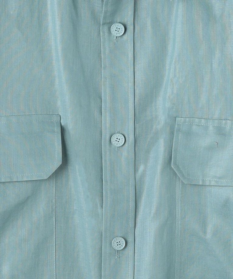 ASTRAET「＜ASTRAET＞フラップポケット シアー レギュラーカラーシャツ」|シャツ・ブラウス|