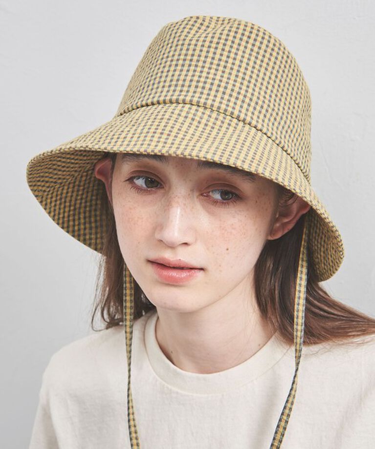 UNITED ARROWS「ギンガムチェック ハット UV」|ハット|