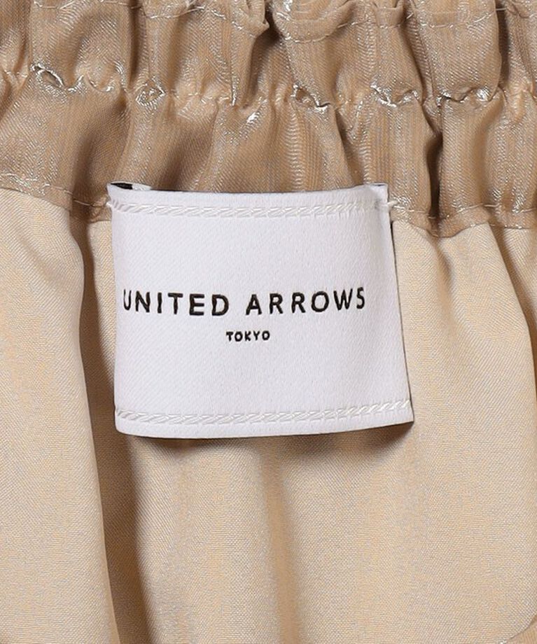 UNITED ARROWS「シャイン ポケット プリーツスカート」|スカート|