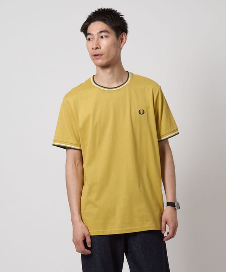 UNITED ARROWS green label relaxing「＜FRED PERRY＞ツインティップ Tシャツ」|Tシャツ・カットソー|MUSTARD