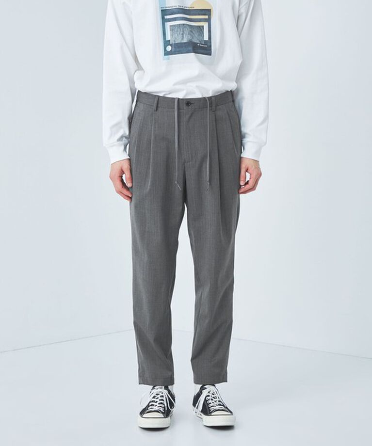 UNITED ARROWS green label relaxing「ウォッシャブルトロ 2プリーツ 9分丈 ユーティリティパンツ W1 -ストレッチ・防シワ-」|その他|