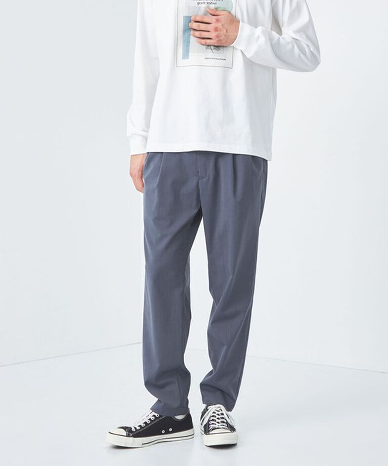 UNITED ARROWS green label relaxing「ウォッシャブルトロ 2プリーツ 9分丈 ユーティリティパンツ W1 -ストレッチ・防シワ-」|その他|