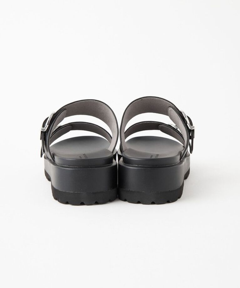 UNITED ARROWS green label relaxing「ダブルベルトプラット サンダル(3.5cmヒール)」|サンダル|