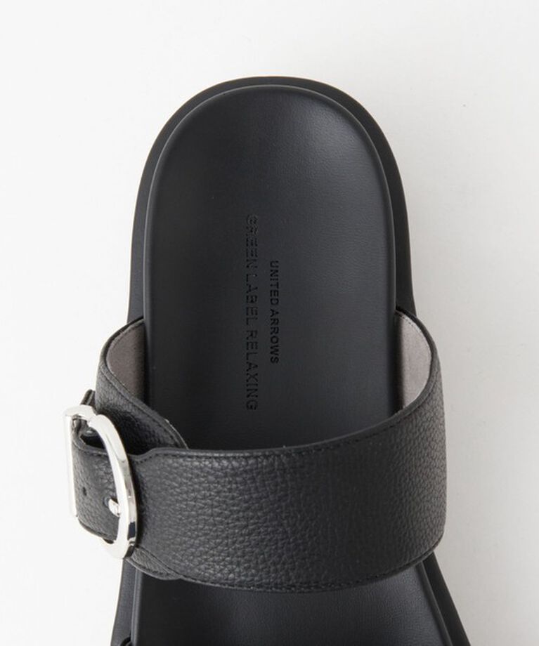 UNITED ARROWS green label relaxing「ダブルベルトプラット サンダル(3.5cmヒール)」|サンダル|