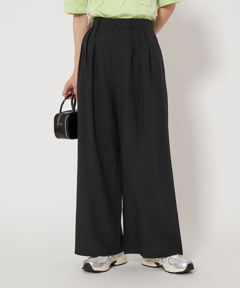 UNITED ARROWS green label relaxing「タック ワイド パンツ -撥水-」|その他|