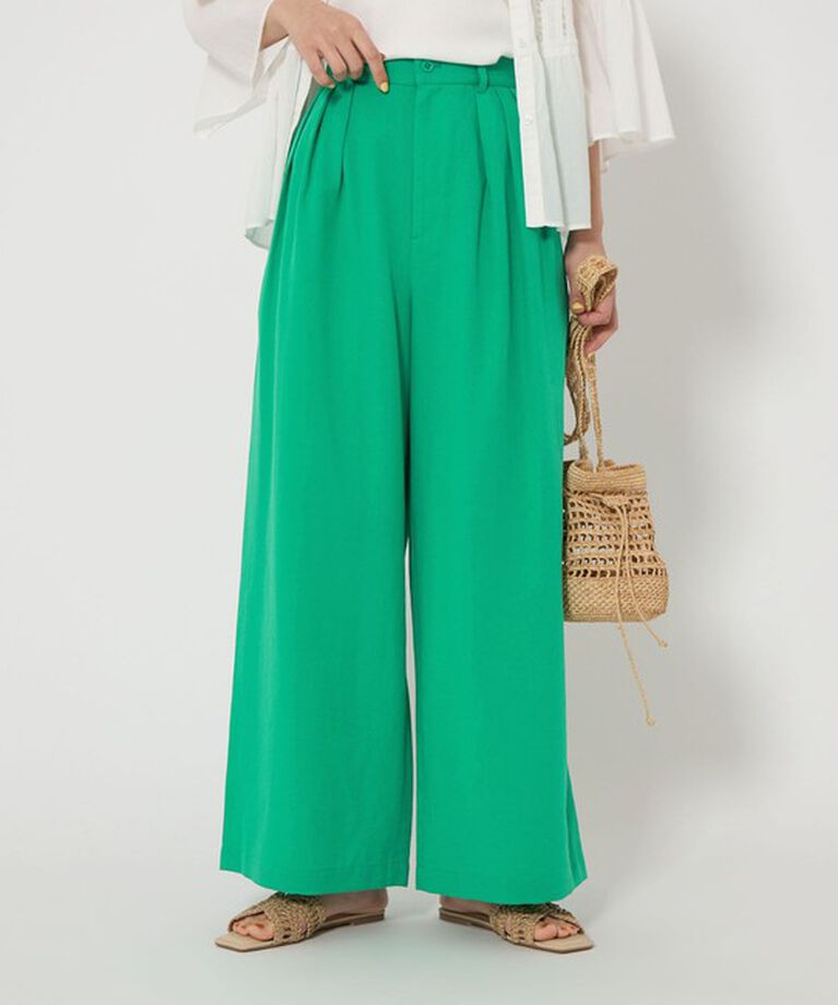 UNITED ARROWS green label relaxing「タック ワイド パンツ -撥水-」|その他|KELLY