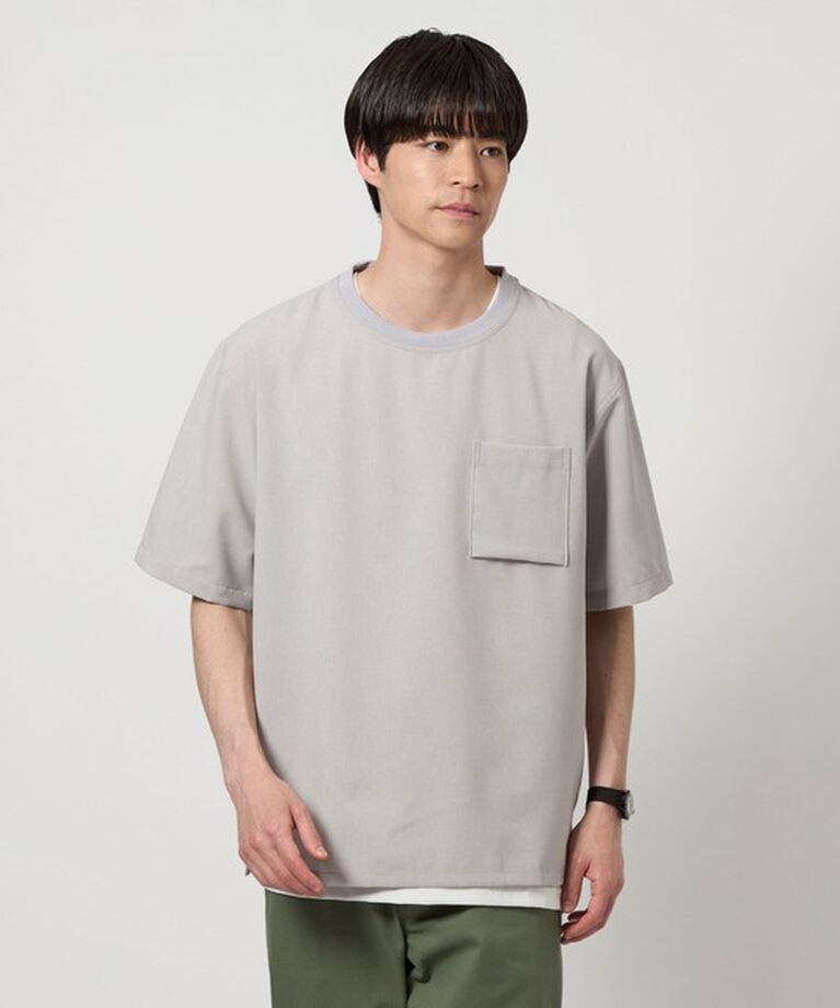 UNITED ARROWS green label relaxing「ドライ タンクトップ レイヤード Tシャツ -吸水速乾-」|Tシャツ・カットソー|LT.GRAY