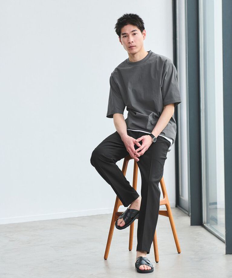 UNITED ARROWS green label relaxing「レザーライク クロス サンダル」|サンダル|
