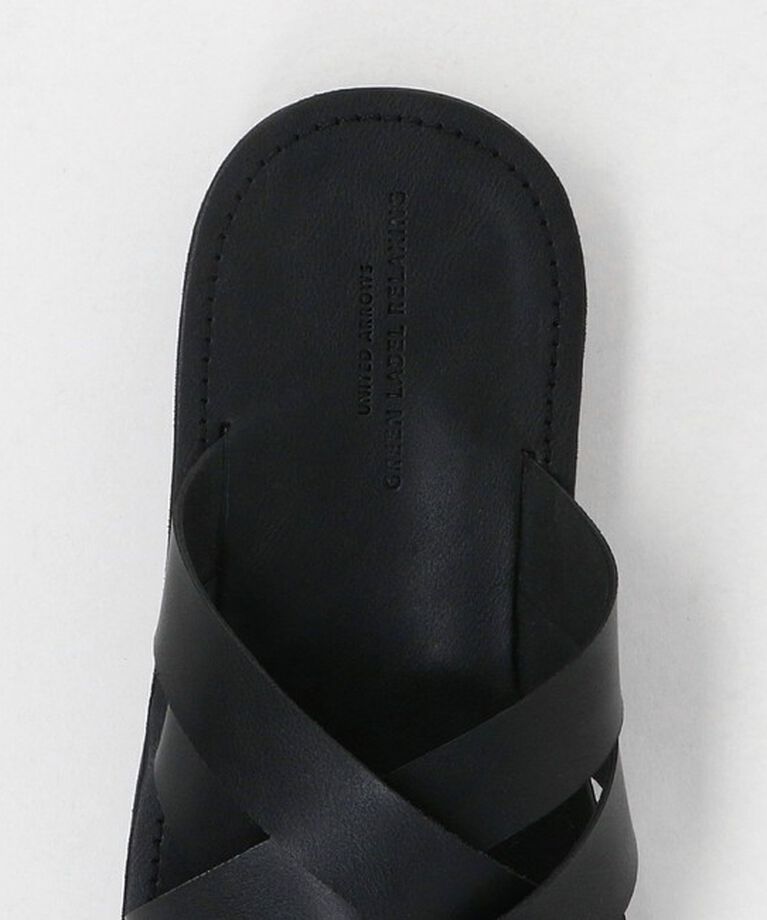 UNITED ARROWS green label relaxing「レザーライク クロス サンダル」|サンダル|
