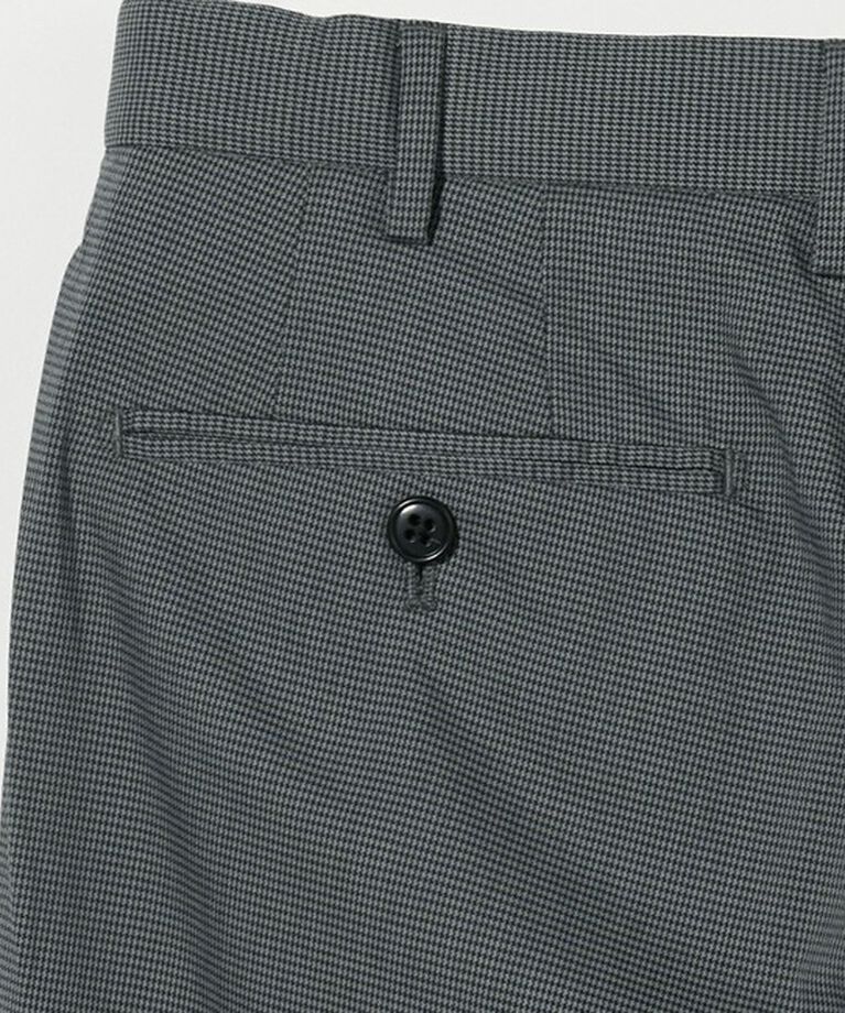 UNITED ARROWS green label relaxing「A+ COOL ハウンドトゥース アジャスター スラックス -ストレッチ・接触冷感・クリースキープ-」|スラックス|