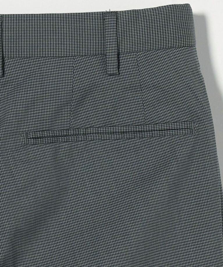 UNITED ARROWS green label relaxing「A+ COOL ハウンドトゥース アジャスター スラックス -ストレッチ・接触冷感・クリースキープ-」|スラックス|