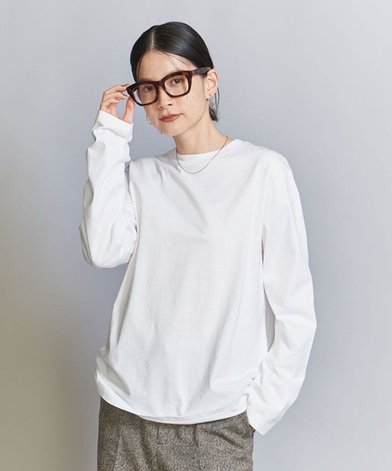 BEAUTY&YOUTH UNITED ARROWS「コットン天竺 ロングスリーブ カットソー」|Tシャツ・カットソー|
