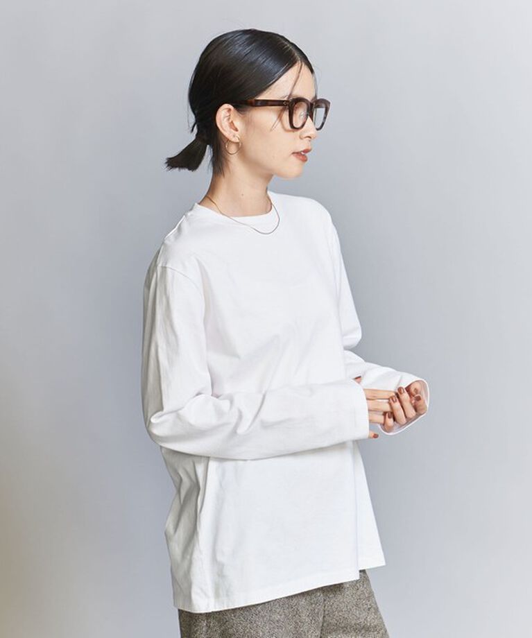 BEAUTY&YOUTH UNITED ARROWS「コットン天竺 ロングスリーブ カットソー」|Tシャツ・カットソー|