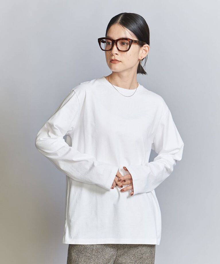BEAUTY&YOUTH UNITED ARROWS「コットン天竺 ロングスリーブ カットソー」|Tシャツ・カットソー|
