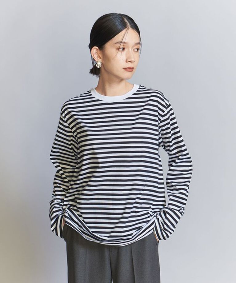 BEAUTY&YOUTH UNITED ARROWS「コットン天竺 ロングスリーブ カットソー」|Tシャツ・カットソー|