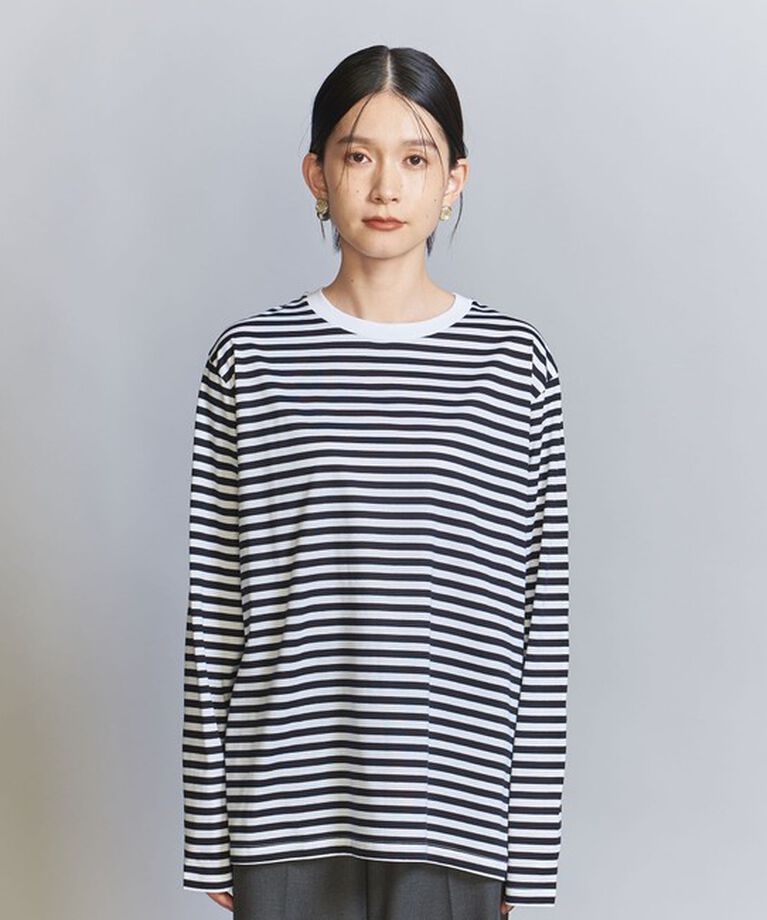 BEAUTY&YOUTH UNITED ARROWS「コットン天竺 ロングスリーブ カットソー」|Tシャツ・カットソー|